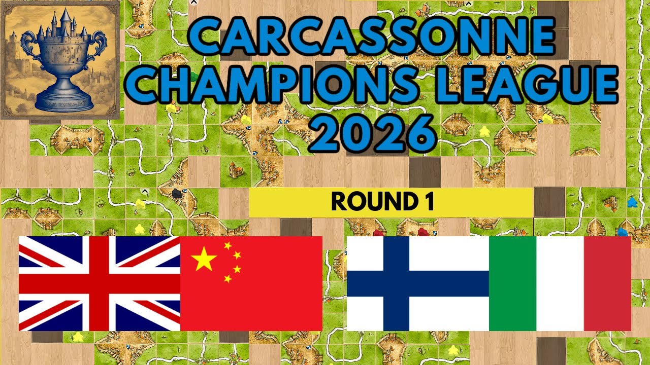 Carcassonne WORLD CHAMPION in Action: Day 5 of Round 1 of CCL 2026