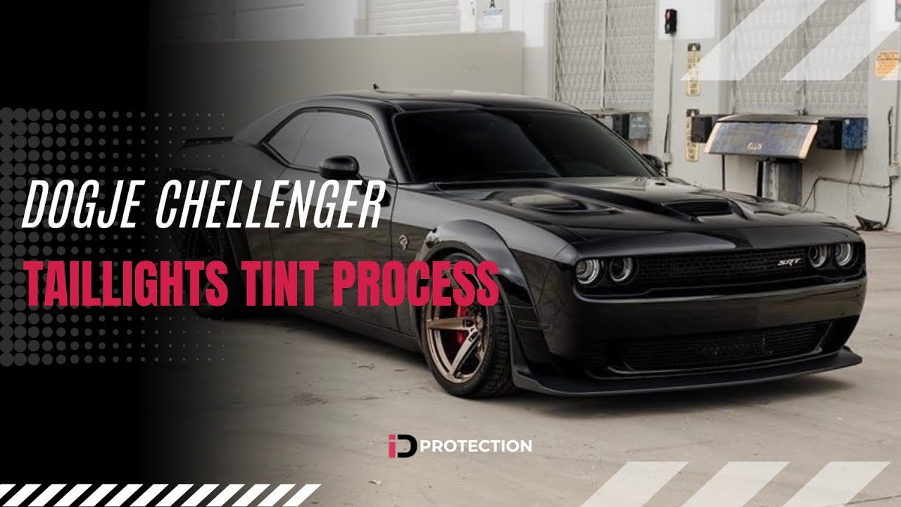 How to Install PPF Tint on Dodge Challenger Taillights