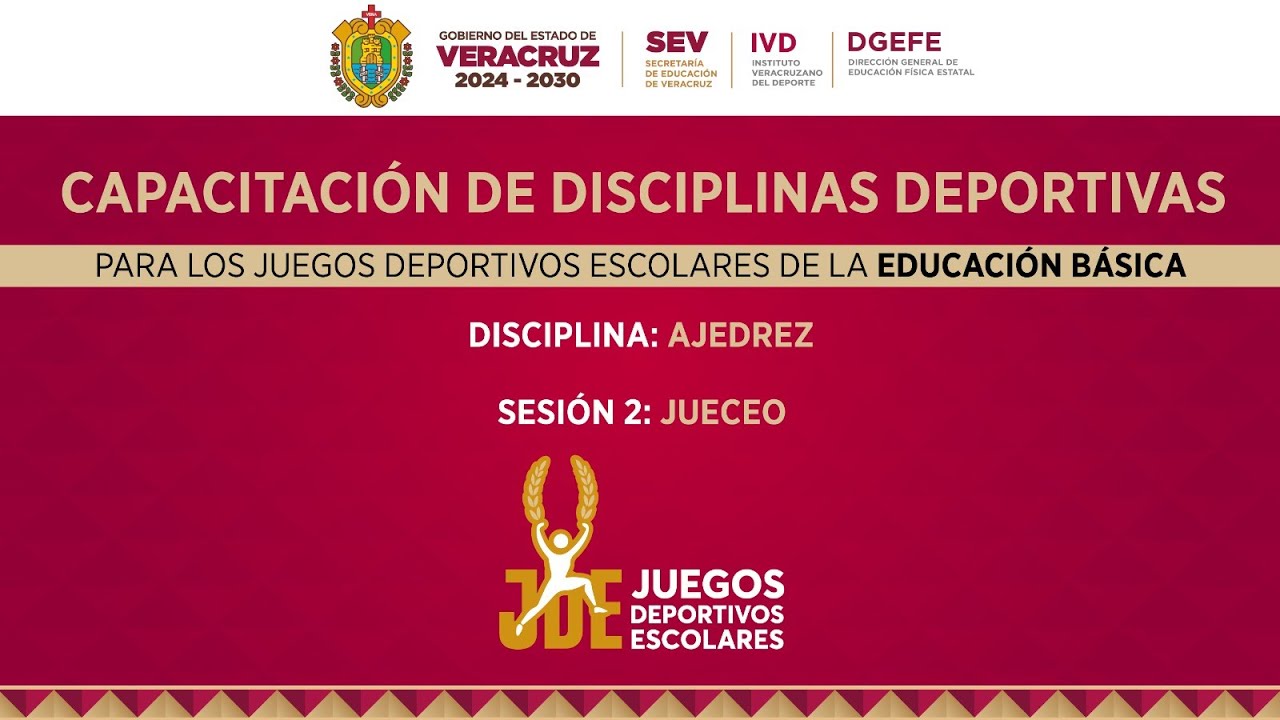 IVD-DGEFE CAPACITACIÓN DEPORTIVA ESPECIALIZADA EN AJEDREZ. Jueceo_