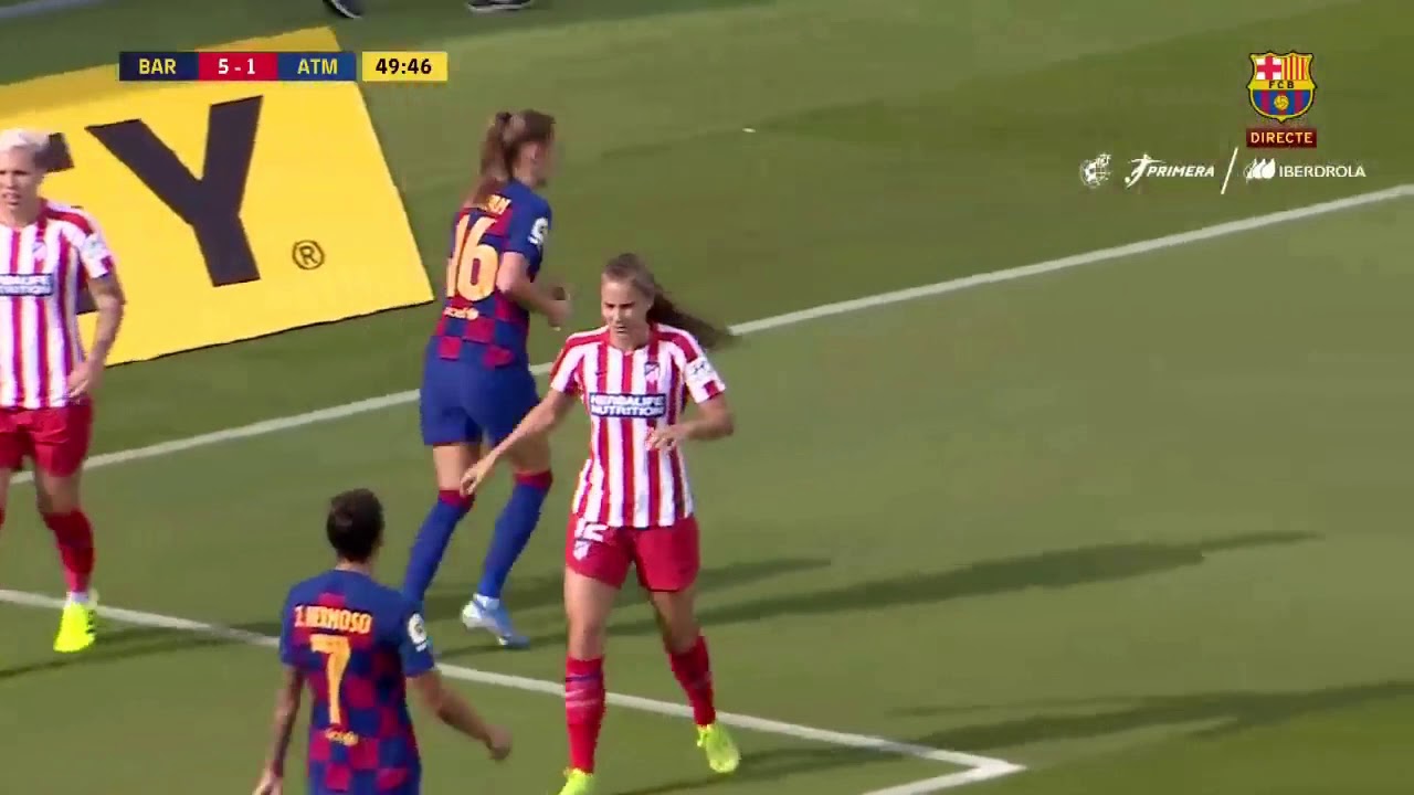 Caroline Graham Hansen vs Atletico Madrid highlights