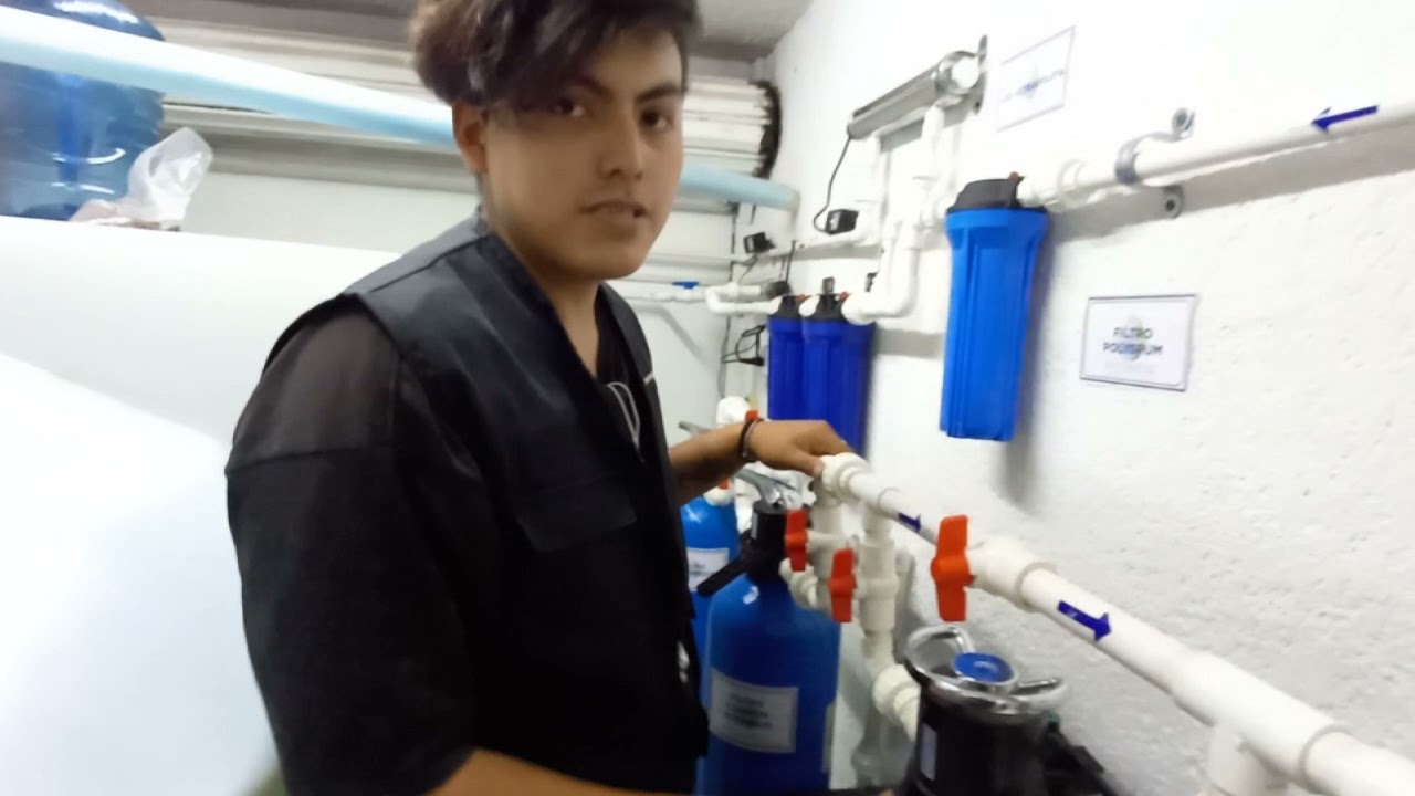 Retrolavado de purificadora de agua