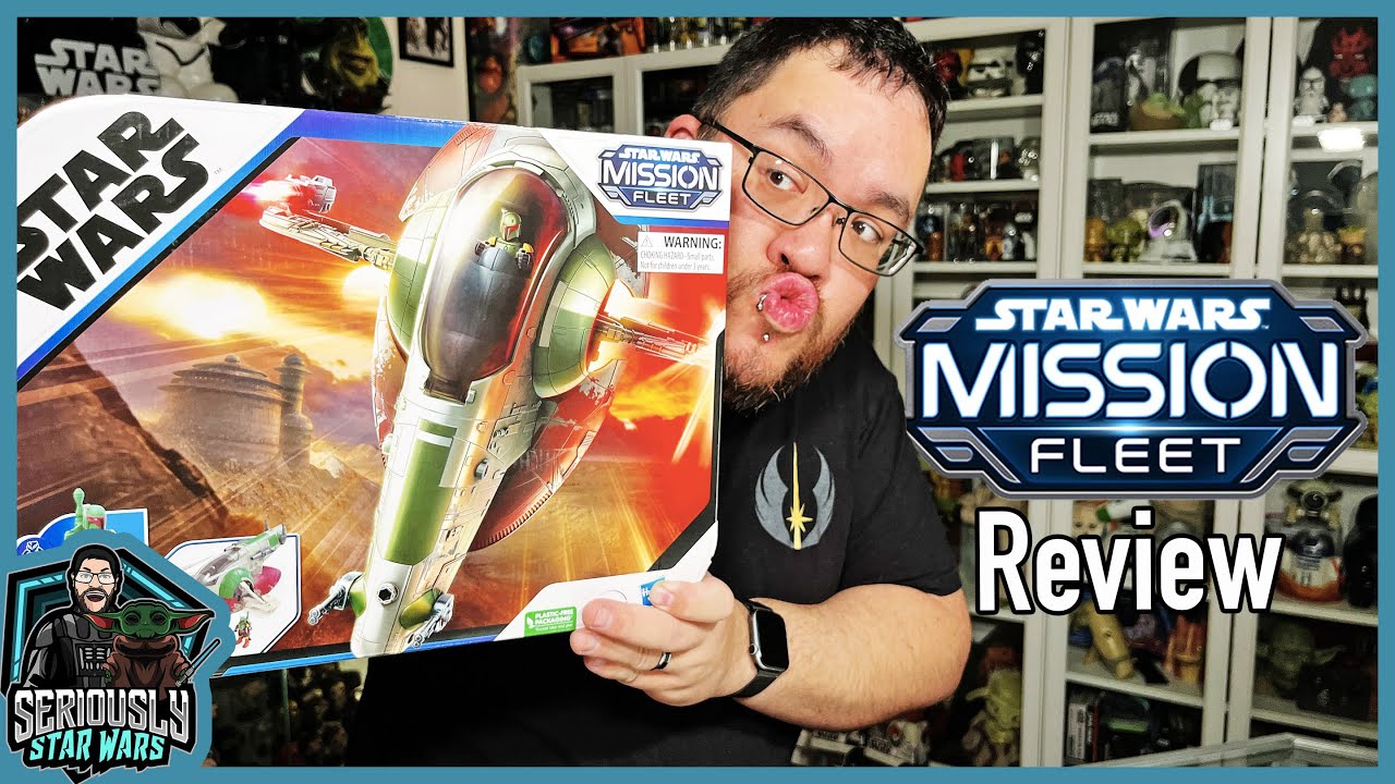 Boba Fett with Firespray Star Wars Mission Fleet Review