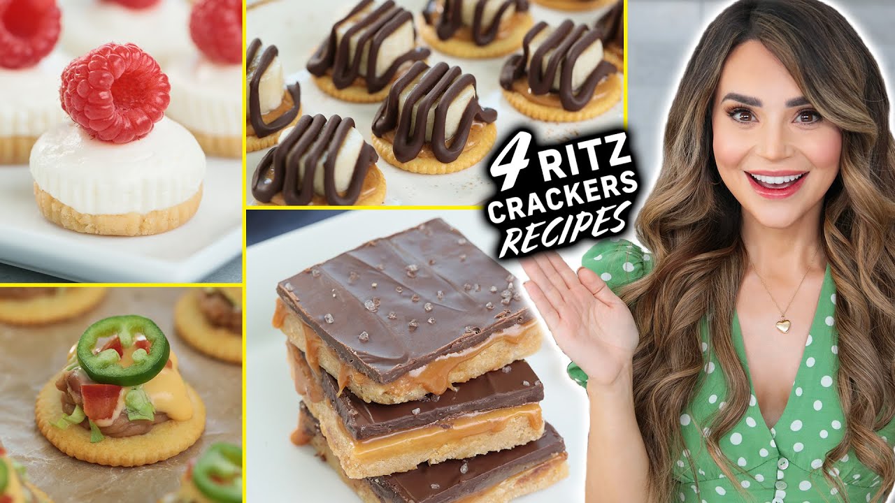 4 EASY Recipes Using RITZ CRACKERS!