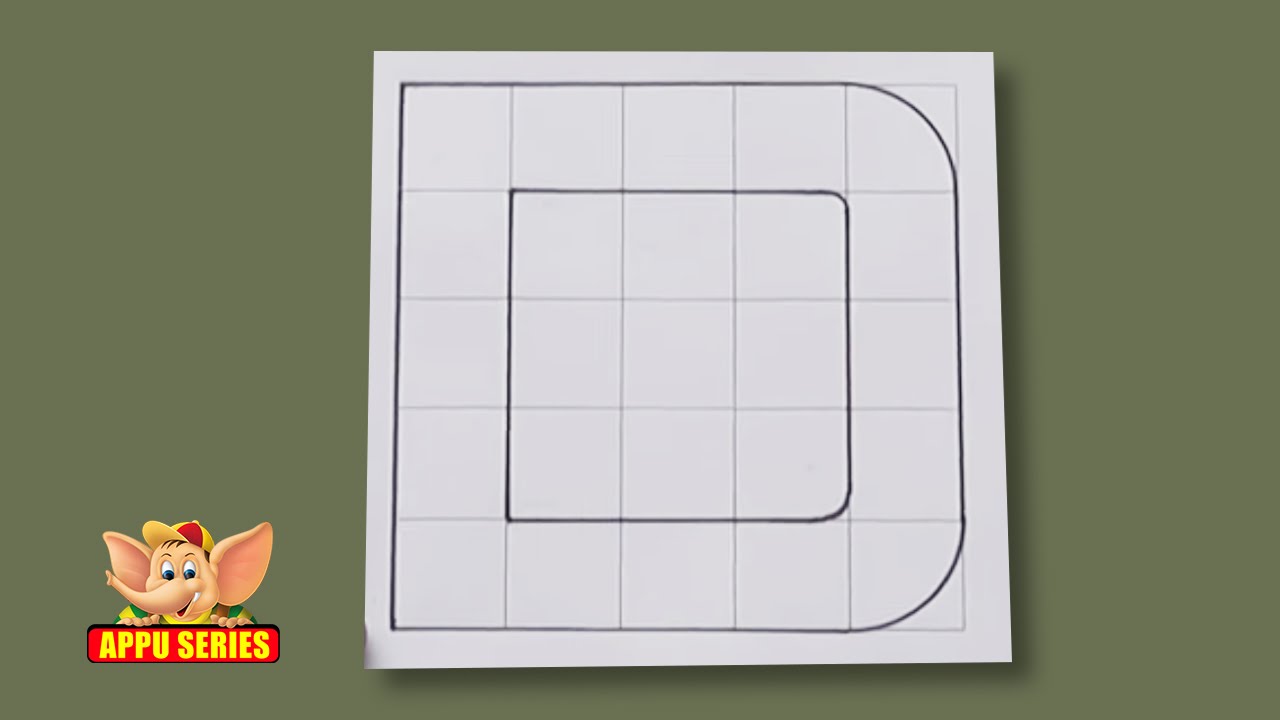 Write Block Style Alphabet 'D'  - Arts & Crafts