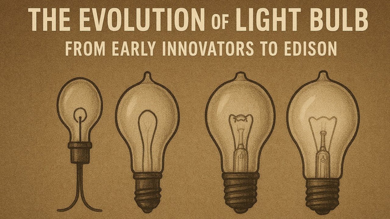 The Evolution of the Light Bulb: From Early Innovators to Edison.