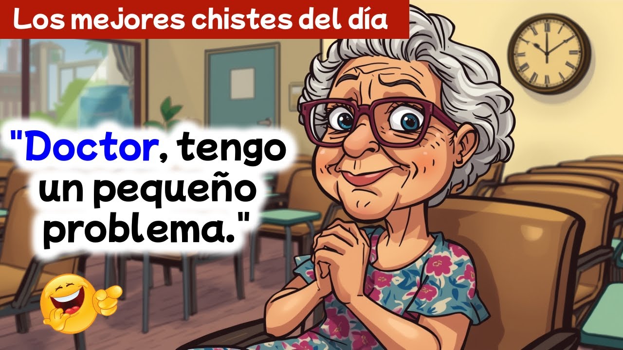 Había una vez una señora mayor, muy recatada y formal, que tenía un problema .. Si te ries pierdes.