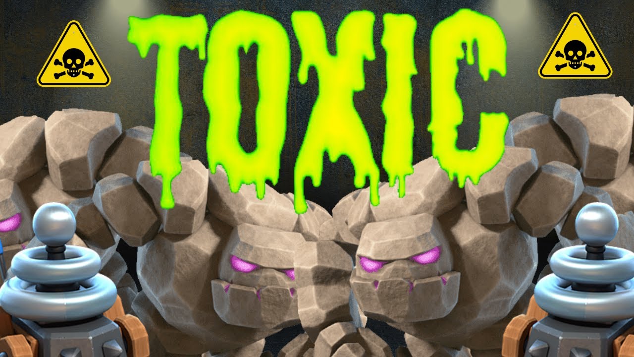 THIS TOXIC DECK IS TAKING OVER CLASH ROYALE! (NEW GOLEM CLONE)