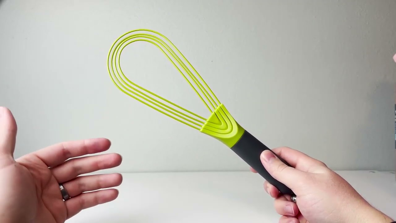 Joseph Joseph 10539 Twist Whisk 2 In 1 Collapsible Balloon and Flat Whisk Silicone Coated Steel Wire