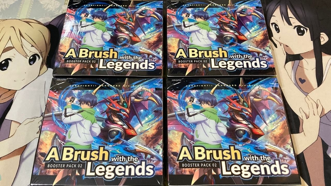 Opening Four Cardfight Vanguard A Brush With The Legends Booster Boxes