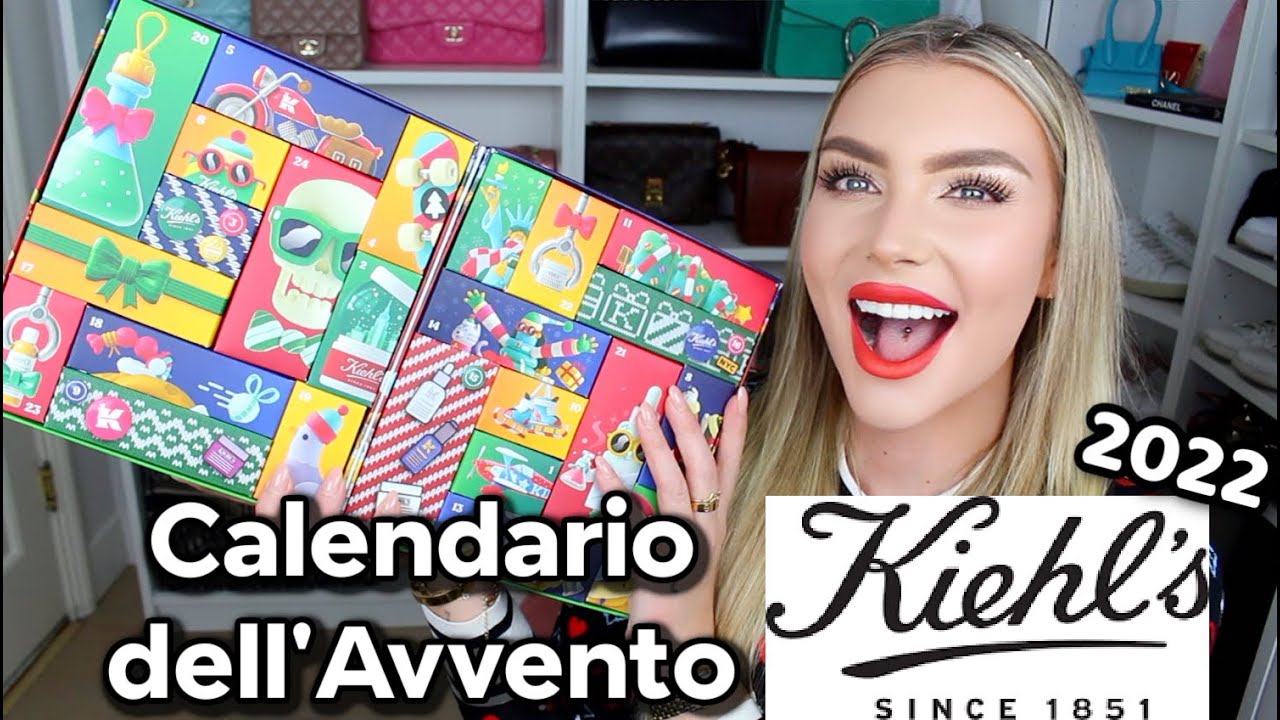 APRIAMO ASSIEME IL NUOVO CALENDARIO DELL'AVVENTO KIEHL'S 2022!!!!!