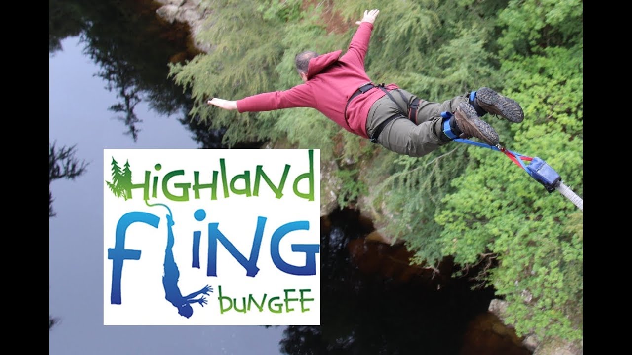 Bungee Jump at Highland Fling Killiecrankie