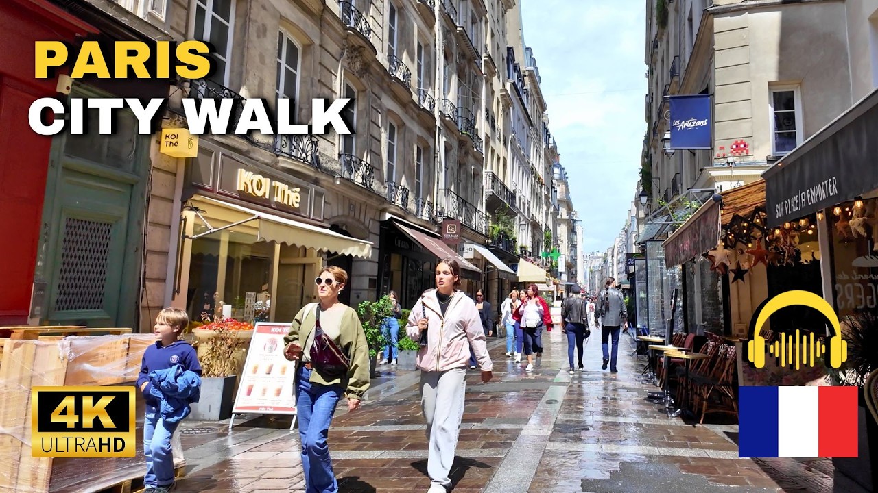 Paris, France 🇫🇷 | 4K Paris City Walking Tour | July 2025