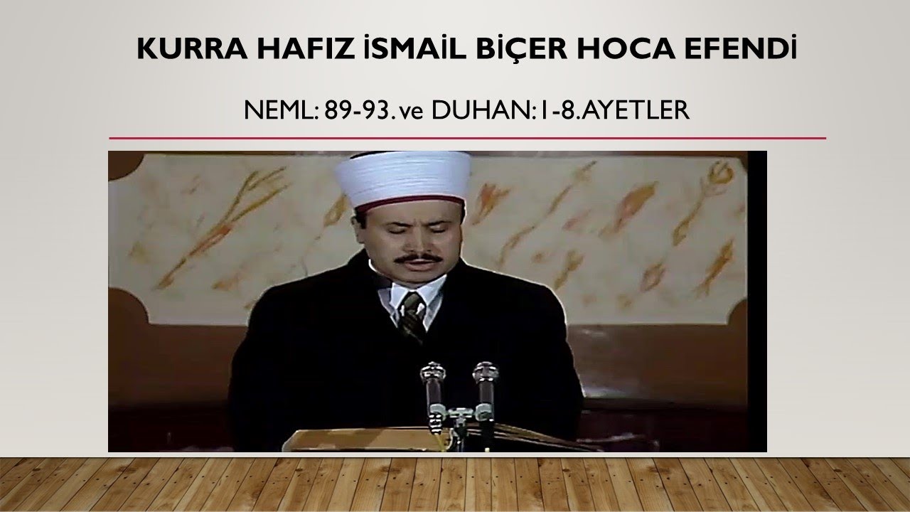 İsmail BİÇER Hoca | Nem l 89-93 | Duhan, 1-8. Ayetler