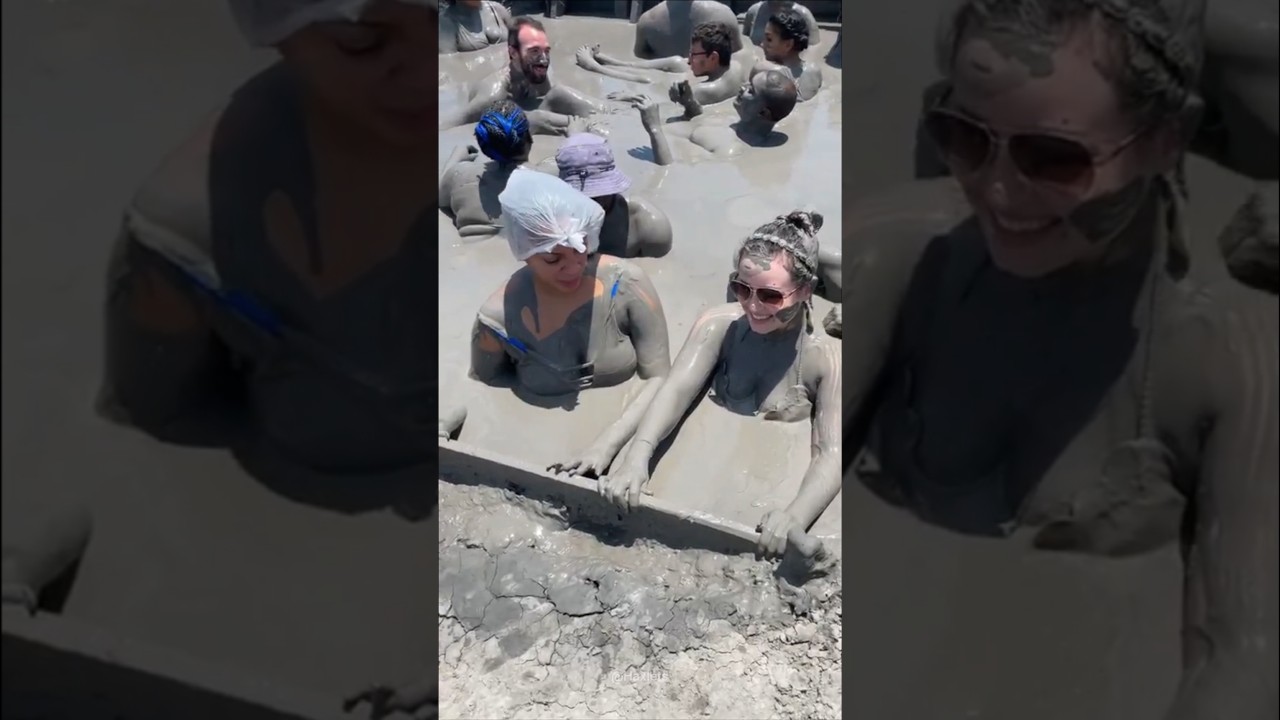 Mud bath volcano hota kya hai ? #mudbath #volcano #shorts