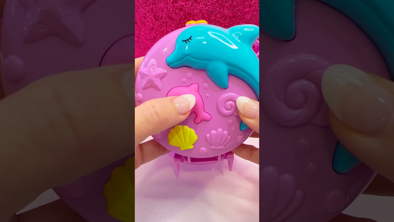 Polly Pocket Dolphin Rescue playset Part 1🐬 #pollypocket #asmrtoys #miniworld