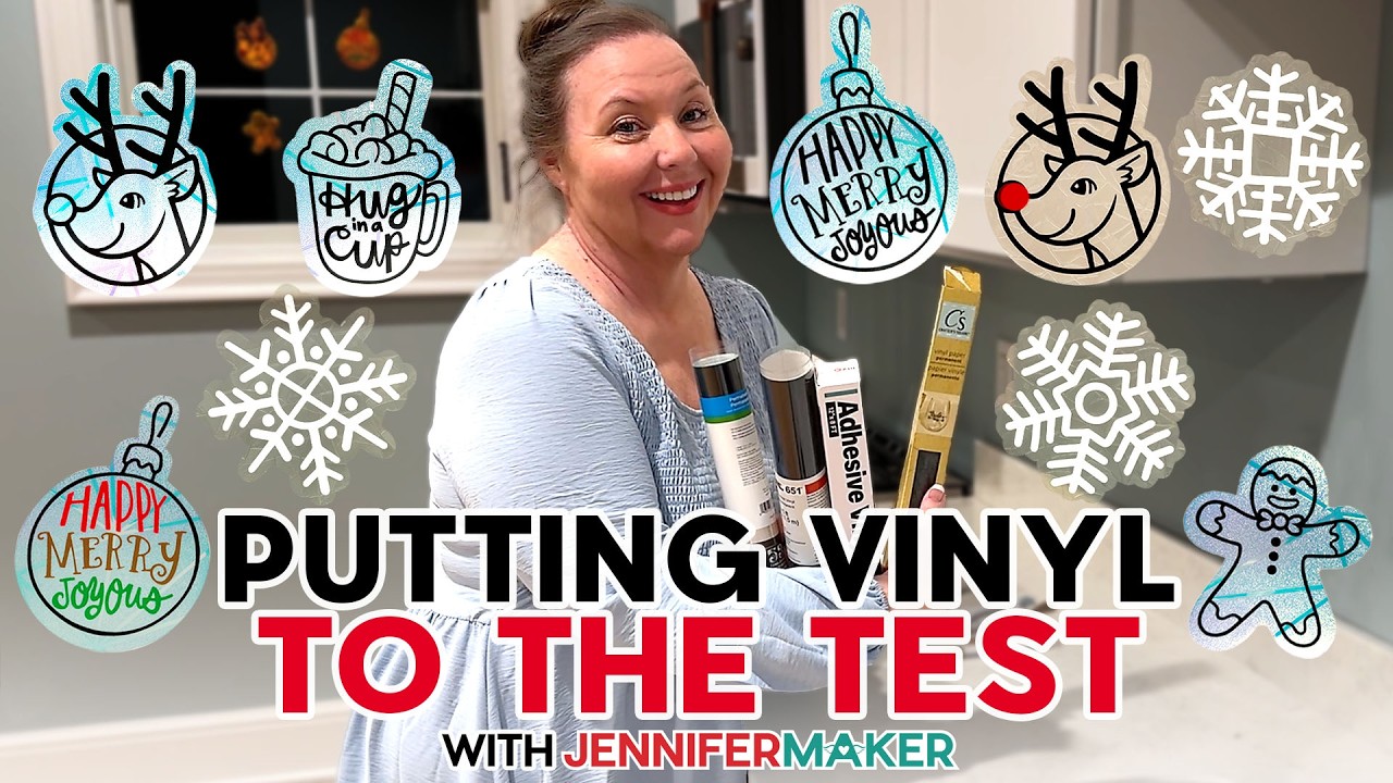What's the BEST Vinyl? Let's Test with Window Cling Suncatchers!
