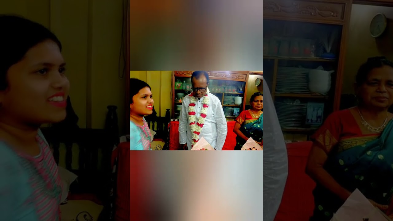 বাবা এবং মার ৫০ তম বিবাহ বার্ষিকী ঘরোয়া পরিবেশে উদযাপন