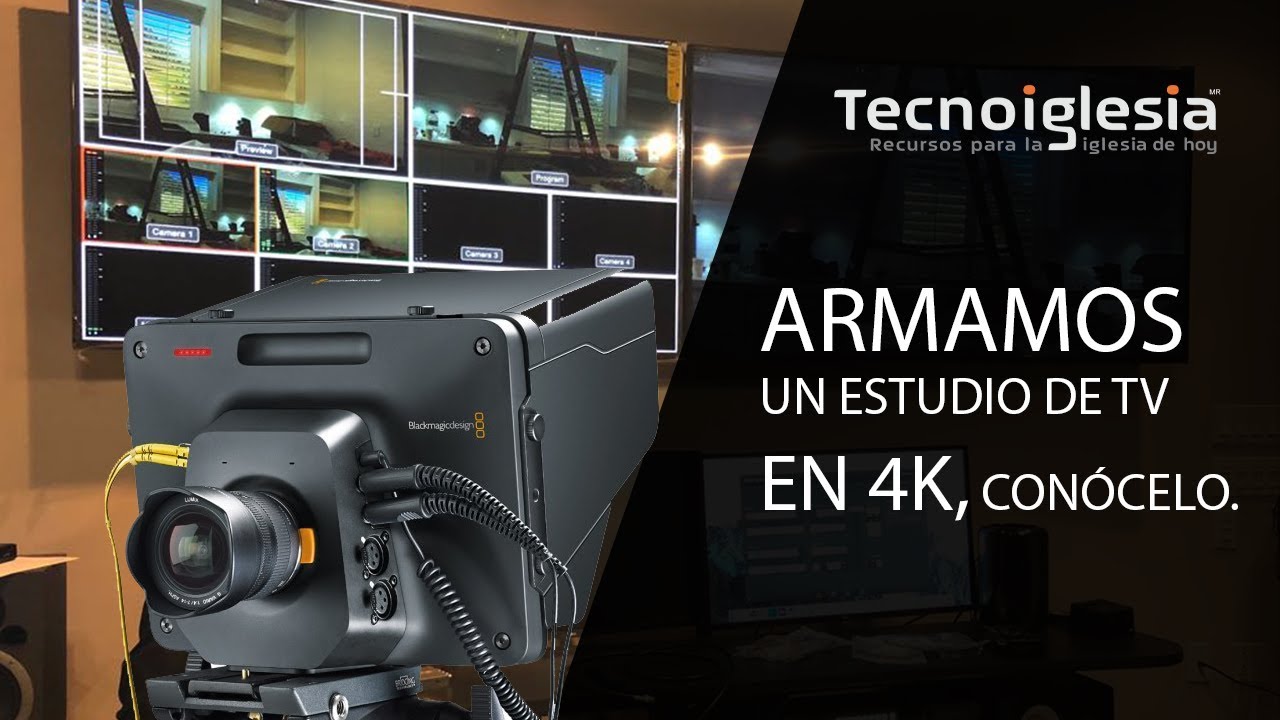 Armamos un estudio de TV en 4k, conócelo.