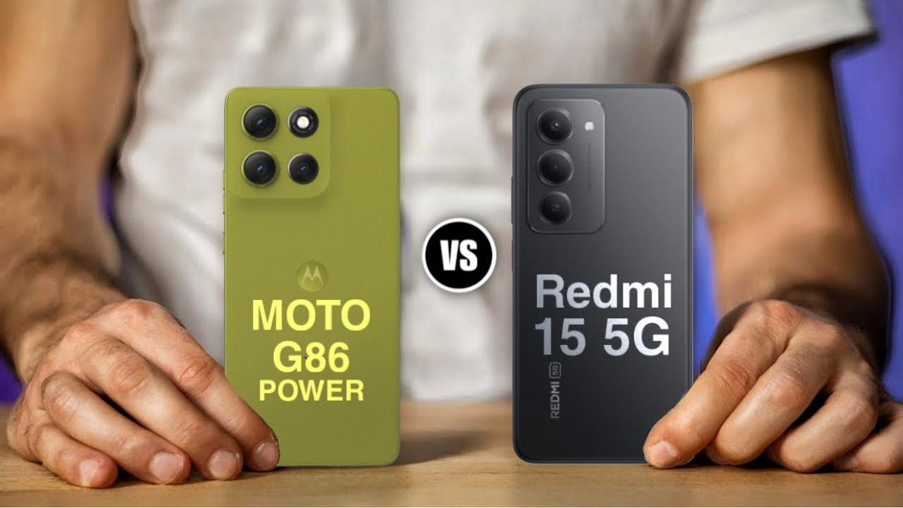 Motorola Moto G86 Power 5G vs Redmi 15 5G