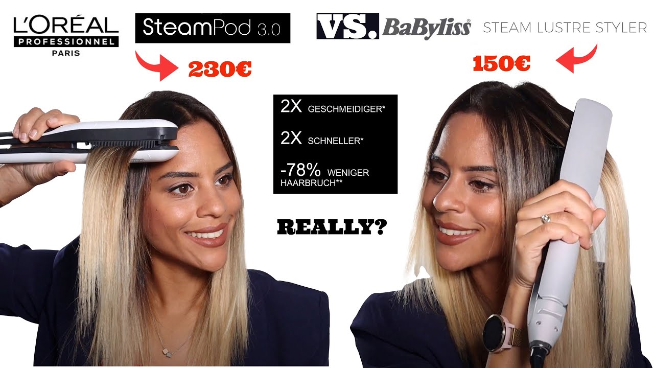 Steampod 3.0  u. Lustre Steam Styler TEST | Ausführlicher REVIEW | WELCHES GLÄTTEISEN IST DAS BESTE?