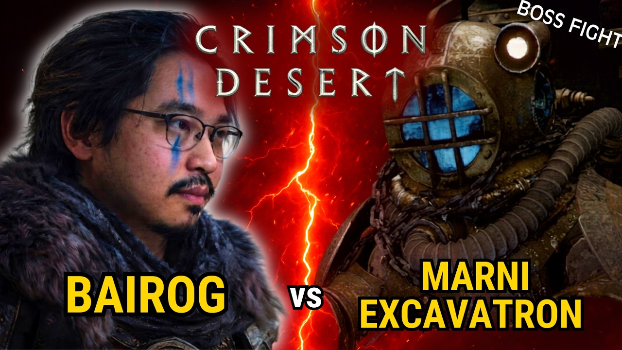 Bairog vs Marni Excavatron - First Playthrough of Crimson Desert