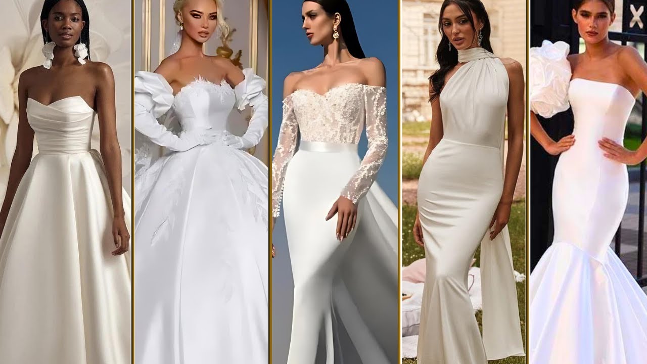 100+ Beautiful Wedding Dress Styles for Brides | Mermaids, Ball Gowns, A-line and Lace Dresses
