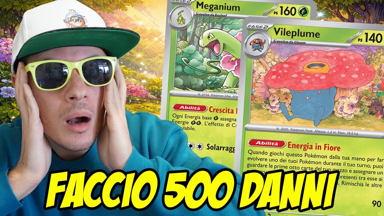 VINCE un TORNEO FACENDO DANNI PAZZESCHI  Meganium /Vileplume/ Ogerpon EX