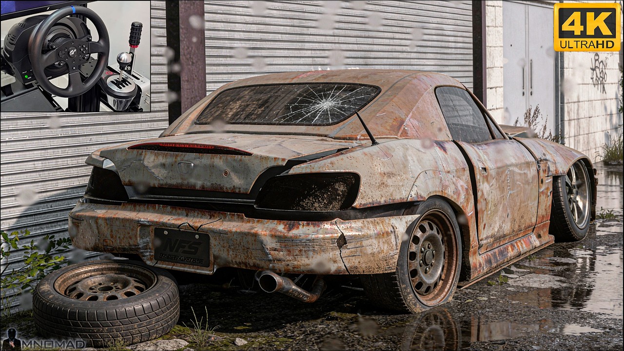 Rebuilding HONDA S2000 | Need for Speed Heat | Thrustmaster T300RS-GT - Gameplay 4K Ultra HD.