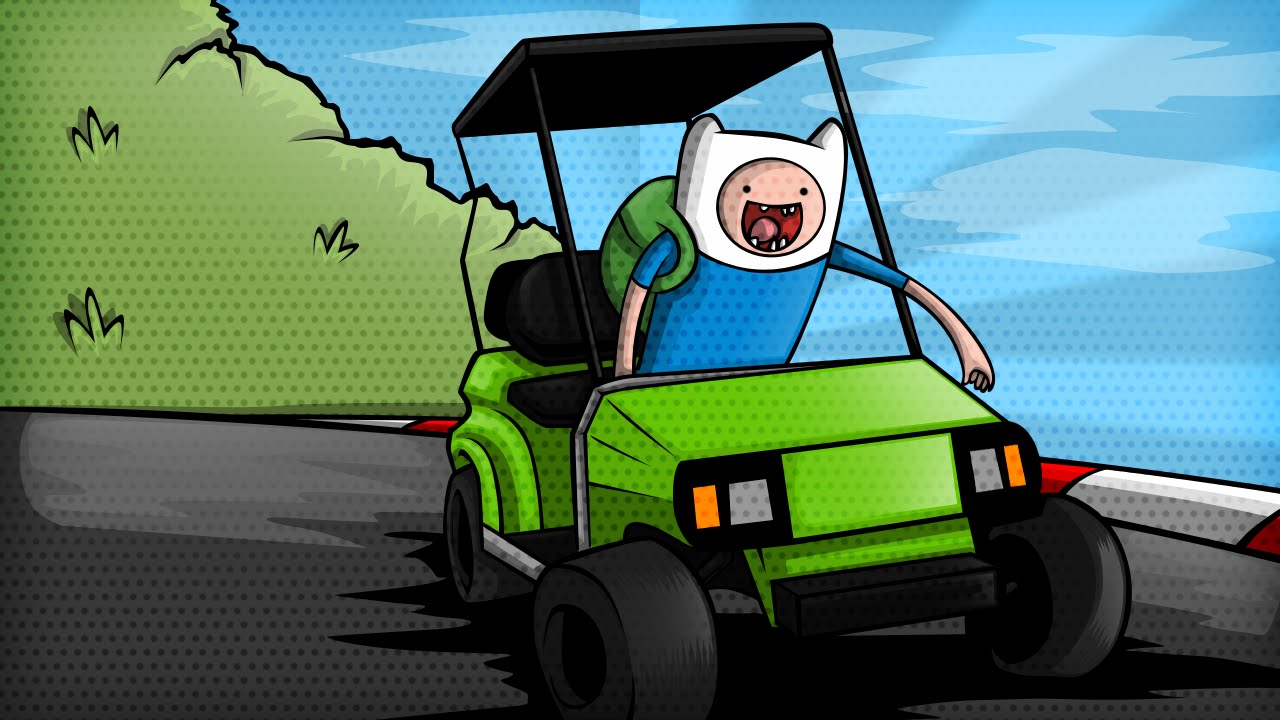 Gmod Sandbox Funny Moments - Goofy Golf Cart Race!