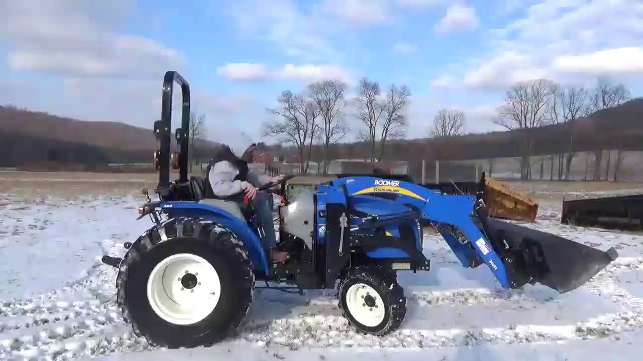 2011 New Holland Boomer 30 Compact Tractor Loader 4x4 3 Point Hitch For Sale