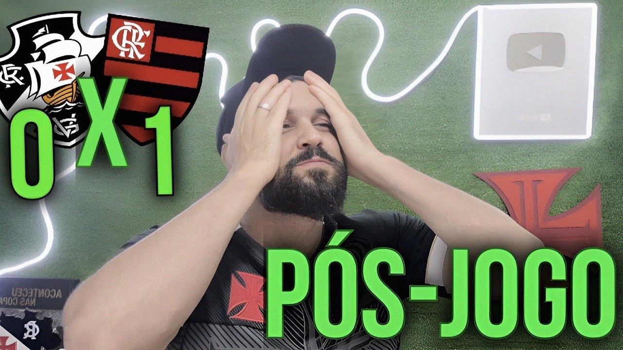 🚨TIME LIMITADO CONTRA O JUÍZ É IMPOSSÍVEL! PÓS-JOGO VASCO 0X1 FLAMENGO 