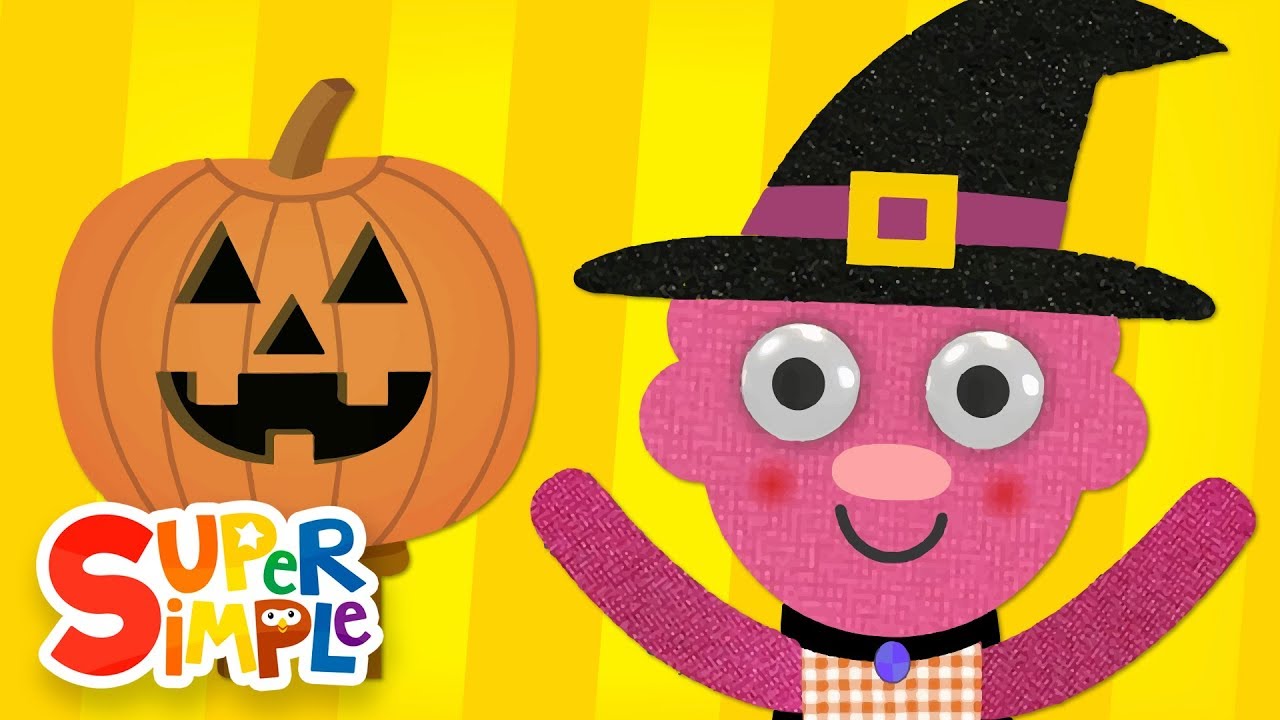 Can You Make A Happy Face? featuring @Noodle & Pals  Kids Halloween Song | Super Simple Songs
