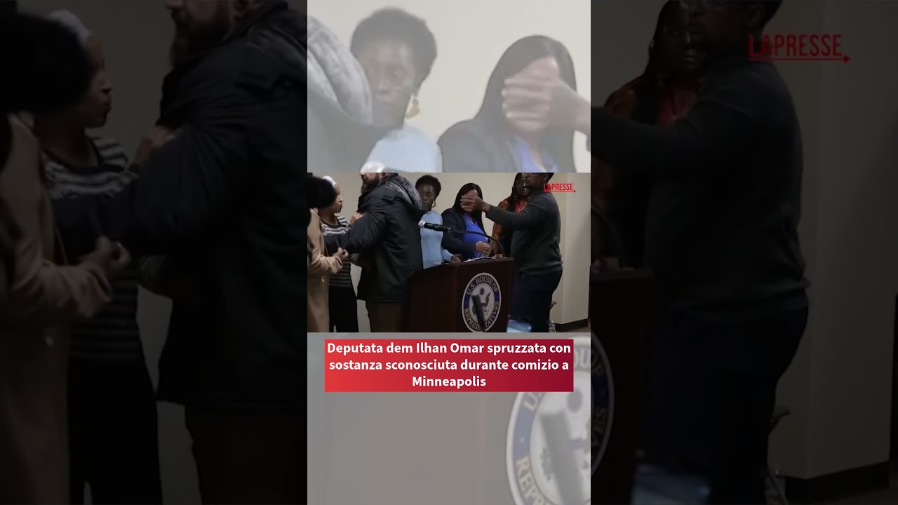 Minneapolis, Ilhan Omar aggredita: liquido sconosciuto con una siringa  #lapresse