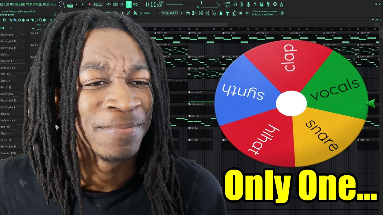 I tried making a beat with one sound...
