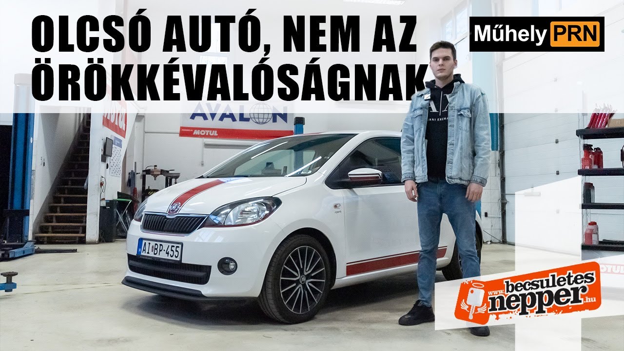 Így vesz autót a villanyrolleres – Skoda Citigo 1,0 – 2014 –MűhelyPRN 313.
