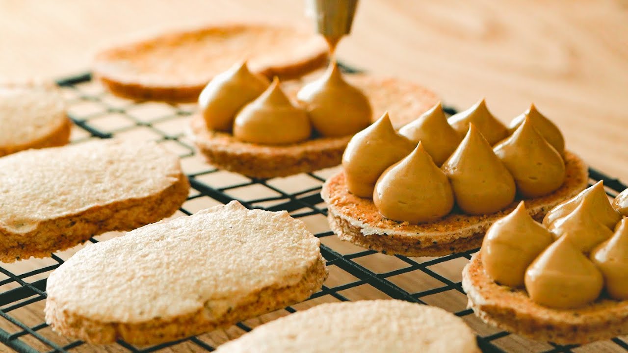 Кофейный дакуаз｜Coffee Dacquoise Recipe