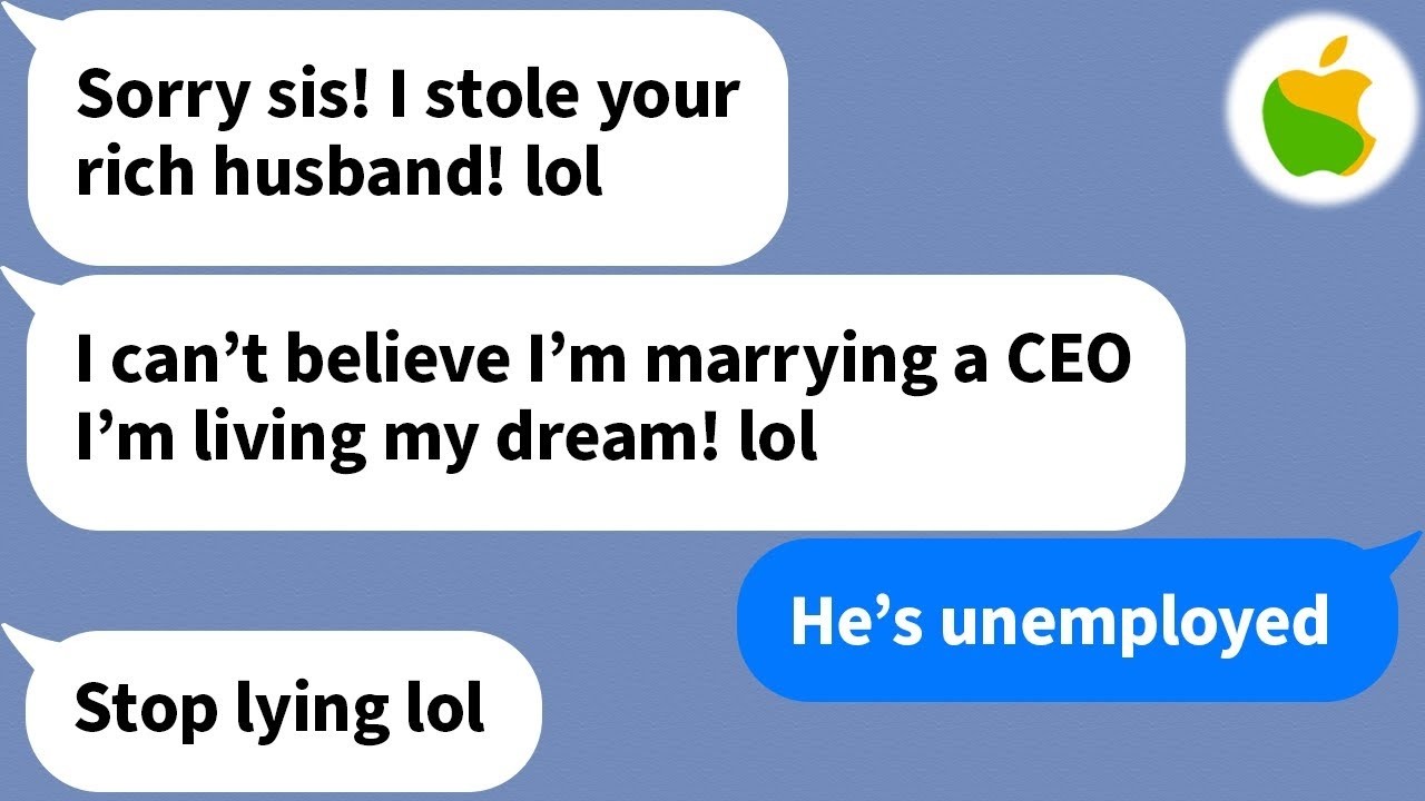 【Apple】 My husband dumped all the executive work on me to cheat with my sister...