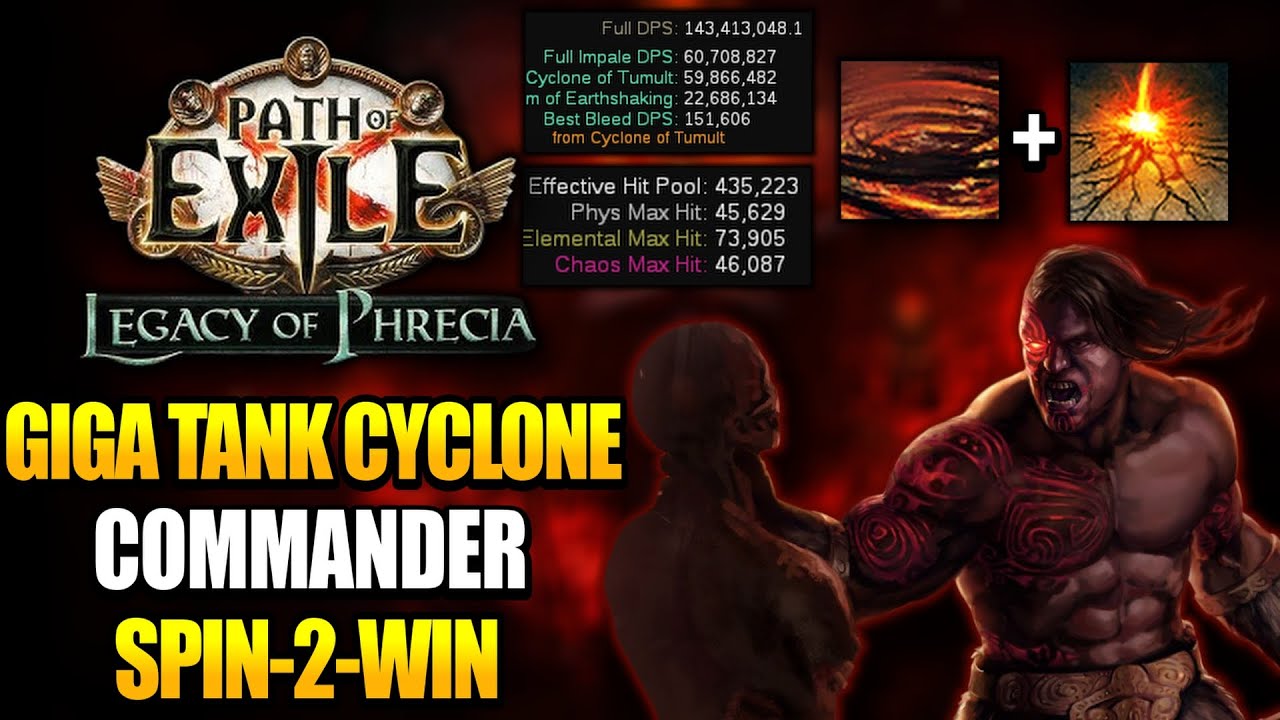 [3.27 Phrecia] Giga Tanky Cyclone Ancestral Commander - League Starter Build Guide - Path of Exile