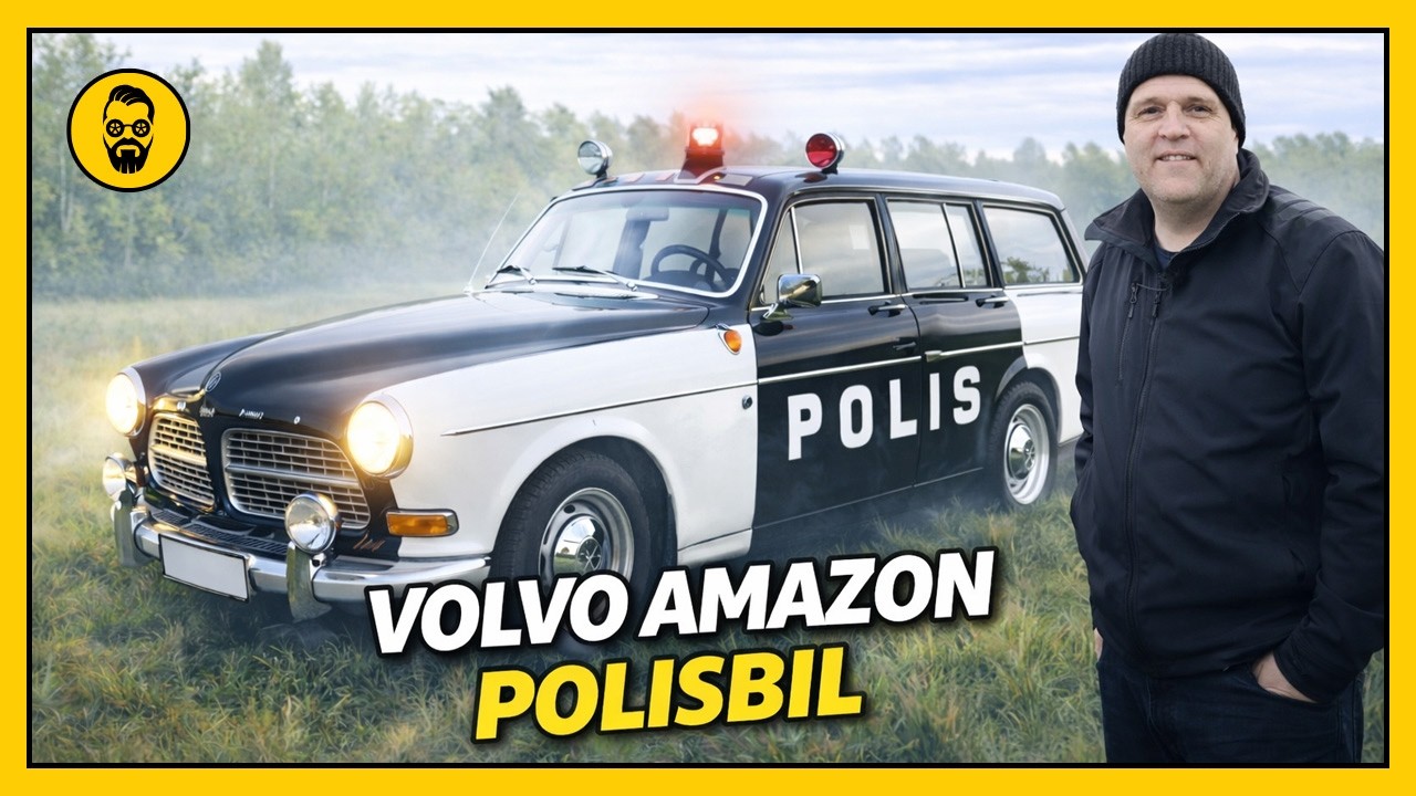 “Äkta Volvo Amazon polisbil från 1969