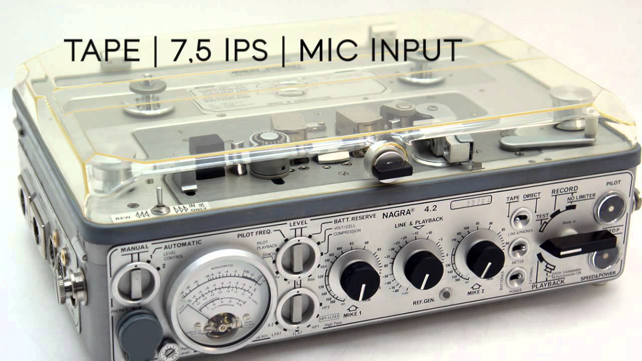 Recording audio on Nagra 4.2