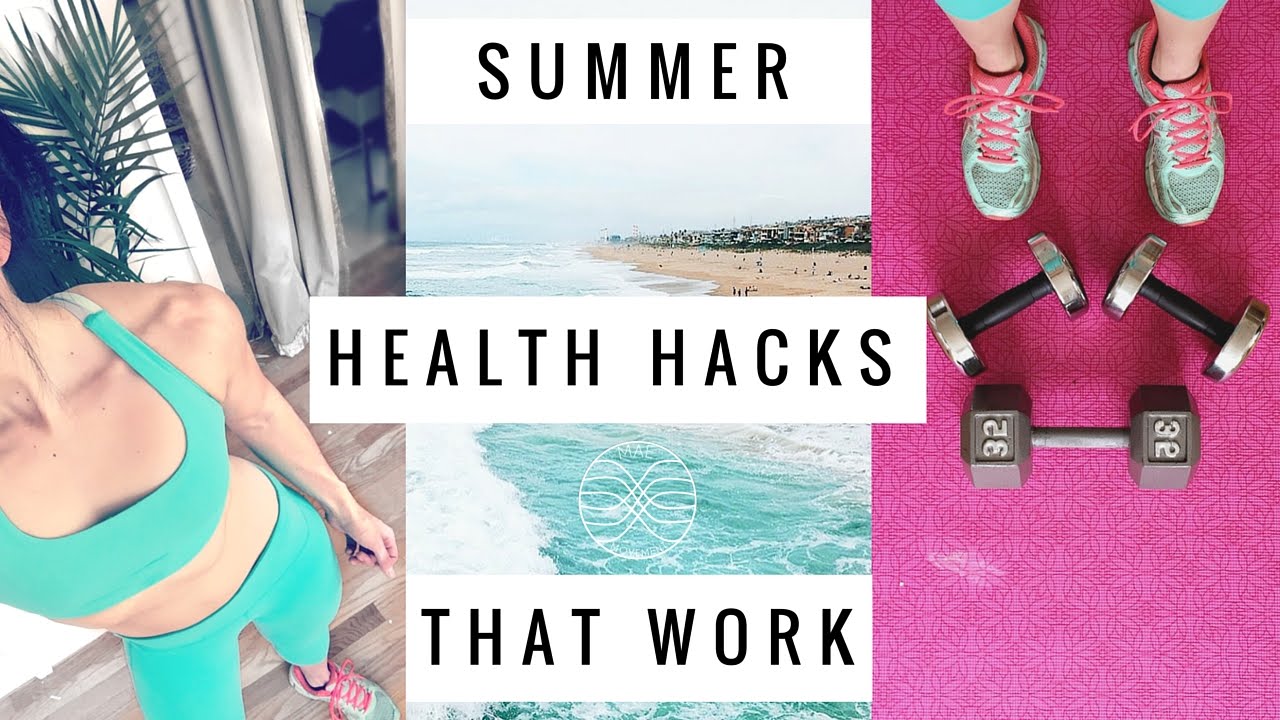 Get Healthy + Lose Weight for Summer! | Hacks, Home Workouts + Essentials