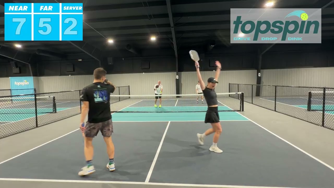 Top Spin Winter Classic Mixed Doubles Skill: (3.5-4.0) Age: (12 To 39) (Game 4)