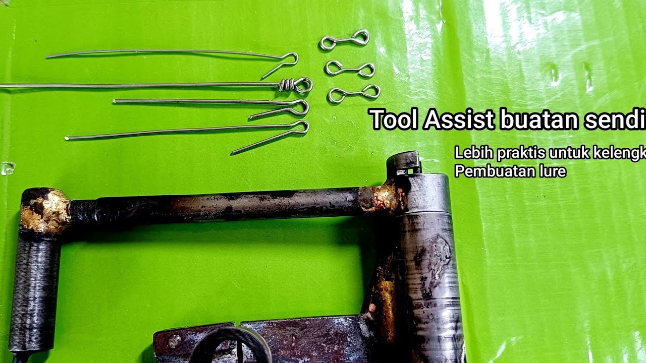 Tool assist buatan sendiri lebih praktis untuk kelengkapan pembuatan lure