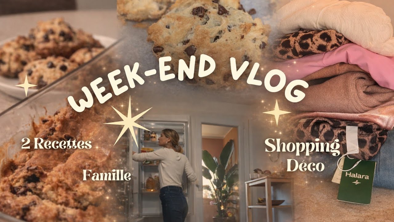 Vlog cosy | 2 Recettes + déco de printemps en magasin 