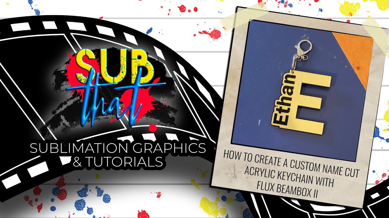 How to Create a Name Cut Keychain with Flux Laser
