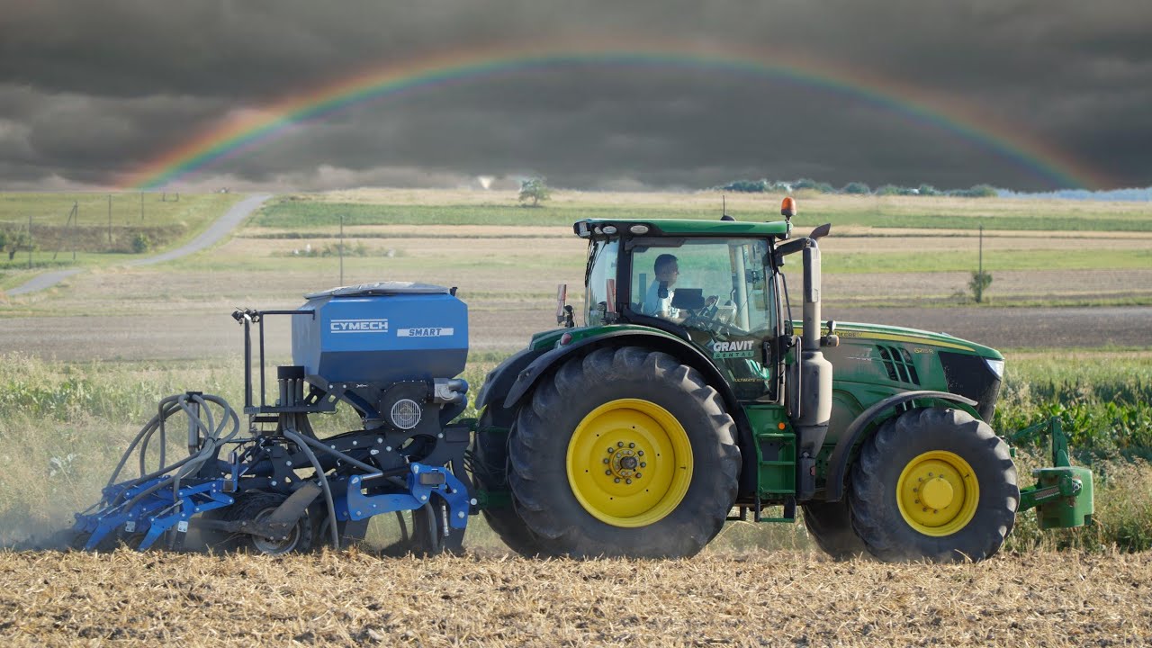 SIEW RZEPAKU 2023 ✔ CYMECH SMART ✔  NOWY SIEWNIK STRIP TILL☆  CYMECH ☆