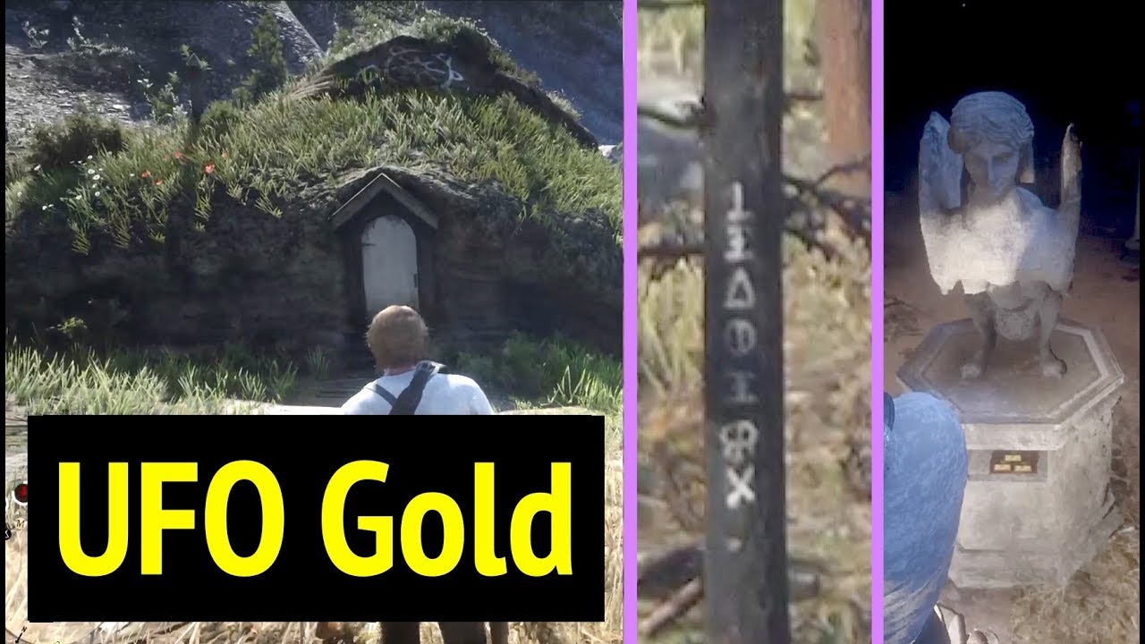 Chelonian Turtle House Gold in Red Dead Redemption 2 (RDR2): 3rd Meteor Sign Marking Leader