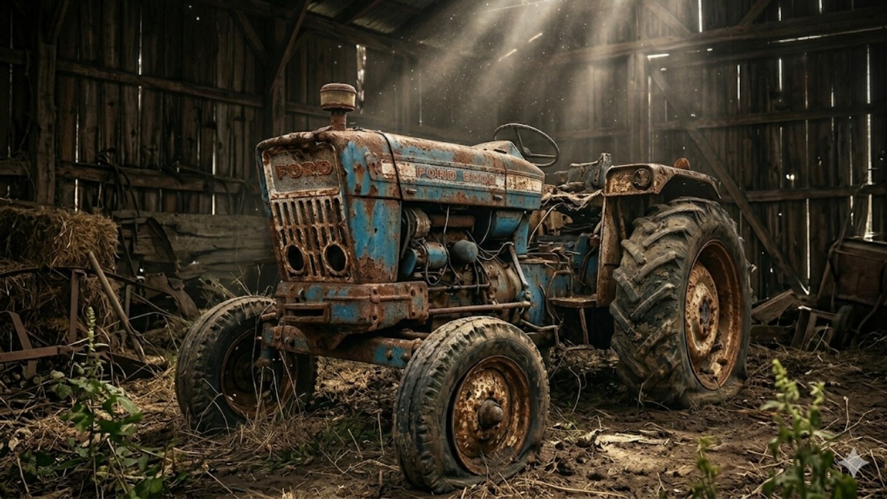 1968 Ford 5000 Restoration: Abandoned to Brand New (ASMR)