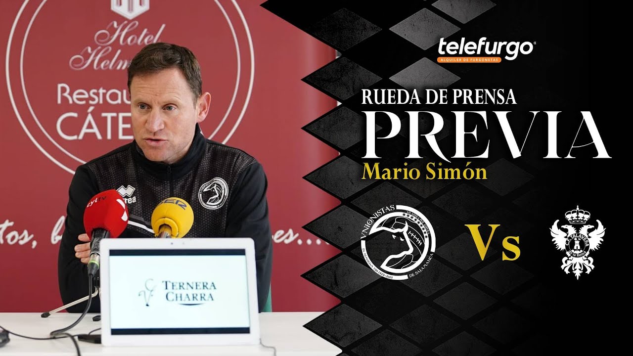 Rueda de prensa Mario Simón | Previa Unionistas de Salamanca CF - CF Talavera J21