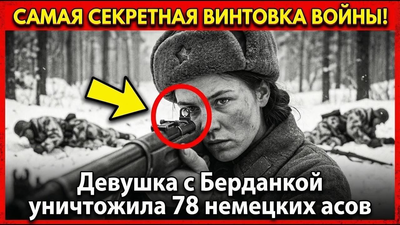 САМАЯ СЕКРЕТНАЯ ВИНТОВКА ВОЙНЫ! Девушка с берданкой уничтожила 78 немецких асов